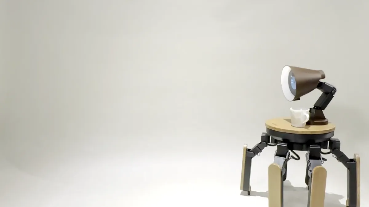 Japan AI Robot | Pixar Lamp Robot | Voice Motion Response Robot