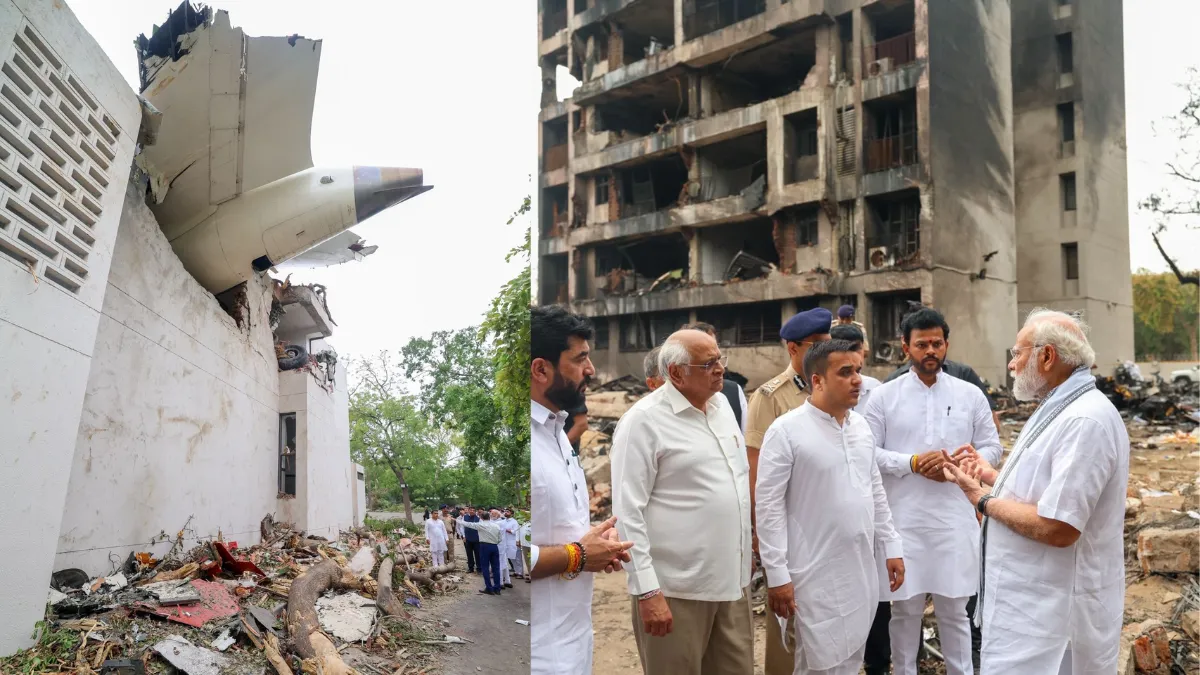 Air India Flight AI171 crash visit modi
