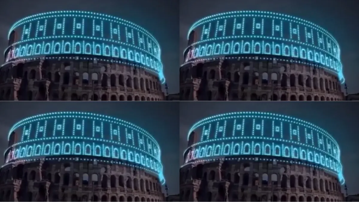 Colosseum Drone Art, Studio Drift Drone Show,