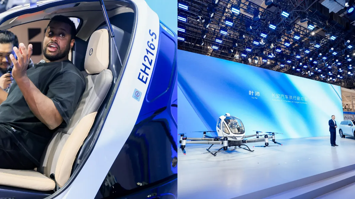 ईहैंग, EH216-S, ड्रोन टैक्सी, UAE उड़ान, अबू धाबी एयर टैक्सी, eVTOL इंडिया, Urban Air Mobility, टेक्नोलॉजी न्यूज़