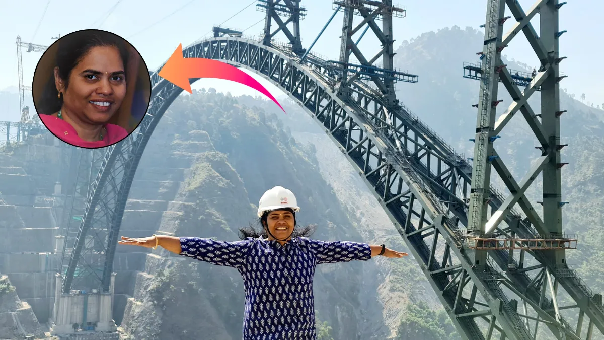 Professor Gali Madhavi Latha – a Telugu talent who shaped India’s iconic Chenab Bridge.