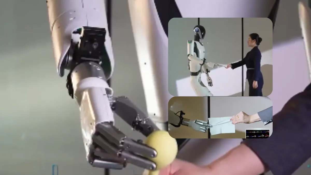 DM-Hand1 रोबोटिक हाथ जो टेक्सचर और वजन को पहचान सकता है, Daimon Robotics द्वारा विकसित