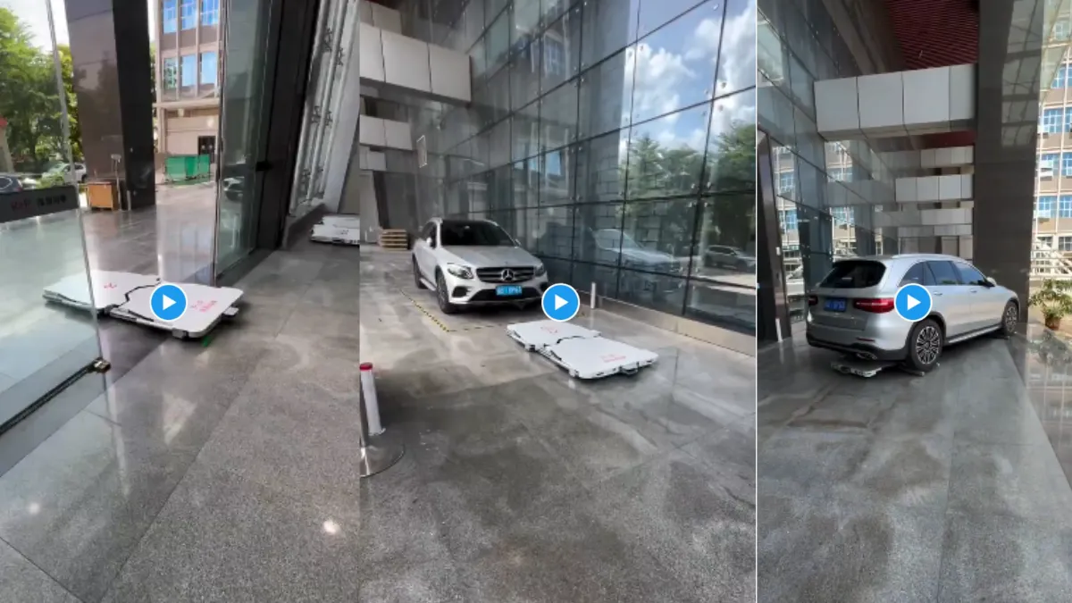 Valet Robot से पार्किंग में सुविधा : खुद-ब-खुद पार्क करेगा आपकी गाड़ी, जगह भी बचाएगा