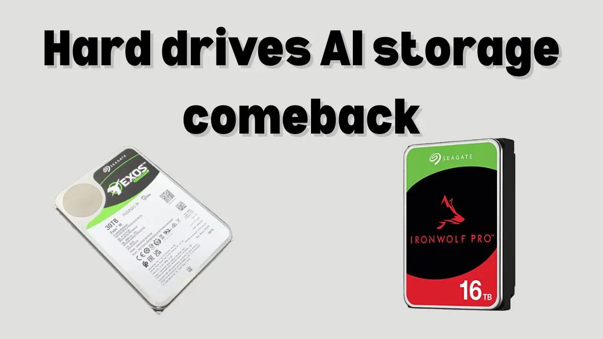 Seagate 30TB HAMR drives, HDD vs SSD AI storage cost, cloud providers storage growth HDD, AI data retention HDD demand, hard drives capacity roadmap AI