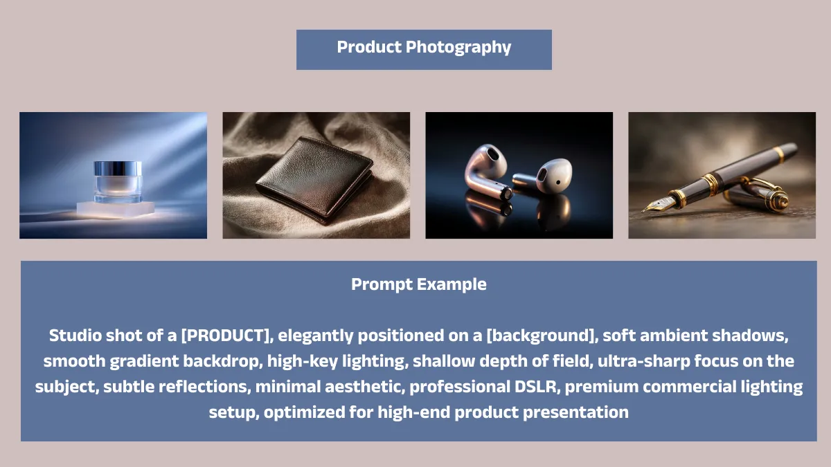 Product Photography [prompt] AI Product Photography, Product Photography Prompt, Studio Shot AI, AI Tools for Product Photos