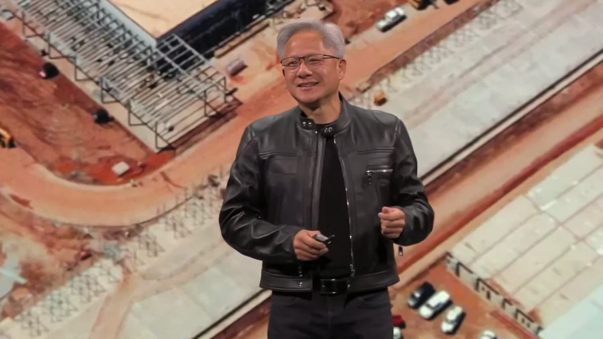 NVIDIA AI factory, Jensen Huang vision, Blackwell GPU architecture, OpenAI Stargate project