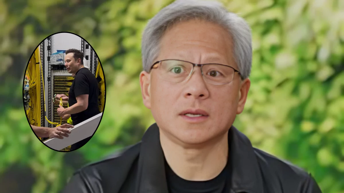 Elon Musk xAI supercluster, 100000 GPUs AI, Nvidia CEO Jensen Huang, AI energy crisis